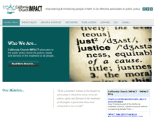 Tablet Screenshot of churchimpact.org